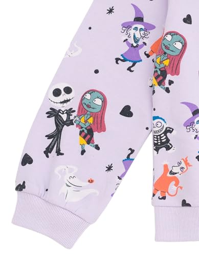Image of Disney Girls Fleece Sweatshirt and Jogger Pants Outfit Set Newborn to Big Kid Sizes (Newborn - 14-16)