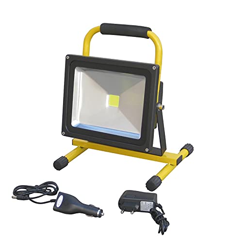 FOCO LED 50 W CON SOPORTE Y CABLE 5 METROS
