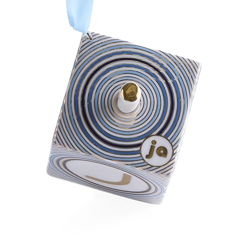 Décoration Dreidel Jonathan Adler : Touche Chic en Porcelaine Dorée - 6