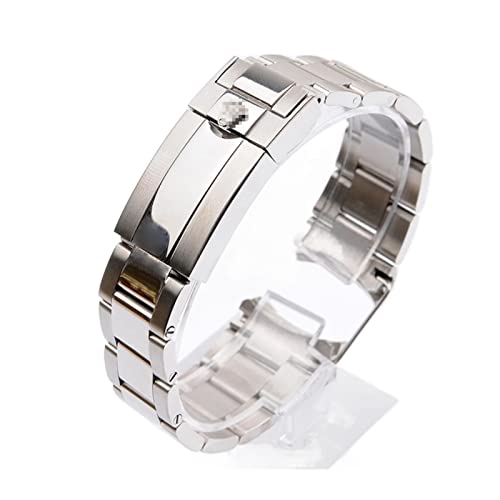 REFKIT Bracelet de montre for Rolex for SUBMARINER for DAYTONA en acier inoxydable massif bord d'arc accessoire de montre hommes bracelet de montre(A)