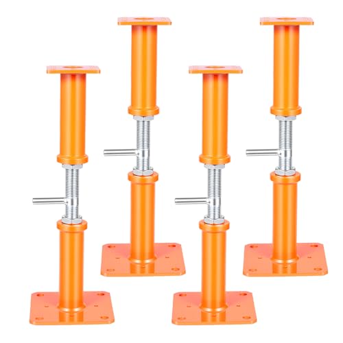 4PCS-House-Jacks-for-Leveling-Crawlspace-17-31Adjustable-Floor-Support 4PCS House Jacks for Leveling Crawlspace 17''-31''Adjustable Floor Support - Image 1