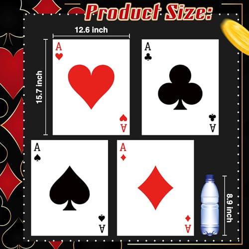 MotiMind 4 Piezas Cartas de Juego Jumbo Grandes miniatura 2