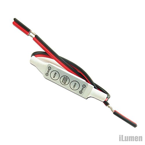 12V Wired Control Module Strobe Flash for Car or Household LED Strip Light Unit (Single Color)