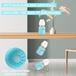 3 Pack Silicone Sleeves for Dr. Brown's Natural Glass Baby Bottles, Anti Breakage Baby Bottle Holder, Compatible Dr. Brown Wide-Neck Glass Baby Bottles 5 oz (White+Blue+Green)