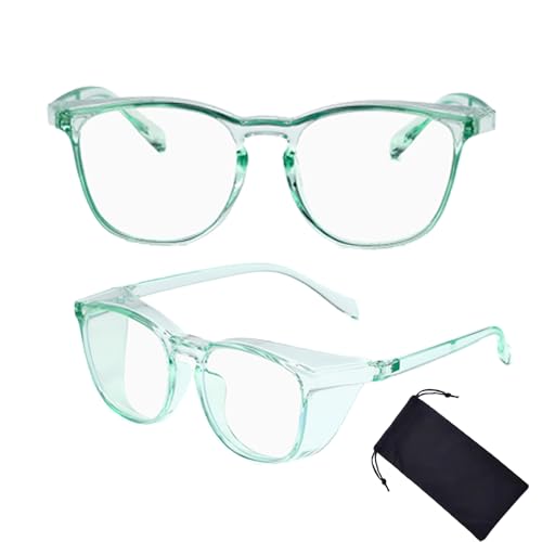 UZUIBANG Green Safety Glasses