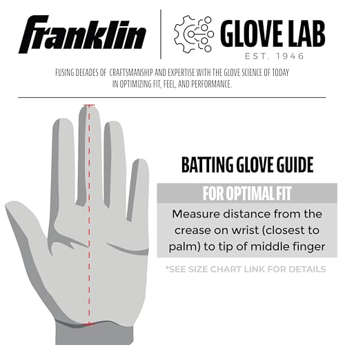 Image of Franklin Adult MLB Digitek Batting Gloves