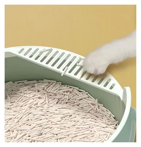 Bandeja sanitaria para gato alta tamaño grande azul miniatura 5
