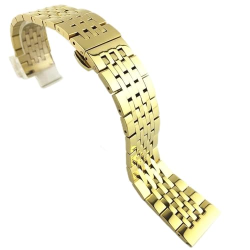 Bracelet acier inoxydable montre homme femme 18mm 19mm 20mm 22mm boucle papillon sport