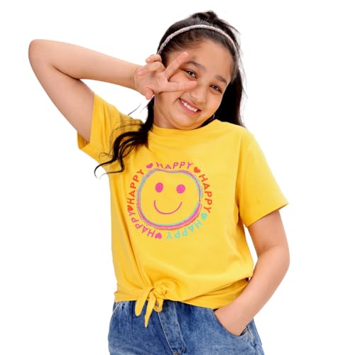 Image of BONKIDS Girls Tshirt (BON9469 10-11Y) Yellow