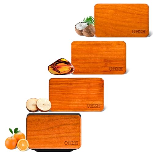 Wood Air Freshener 4-Pack with 2 Clips