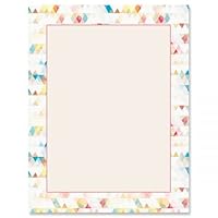 Algopix Similar Product 14 - Triangle Rainbow Letter Papers25