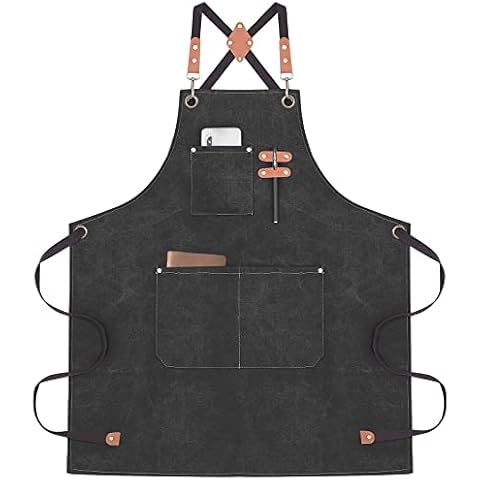 NOBONDO Utility Canvas Aprons (Black) Cover