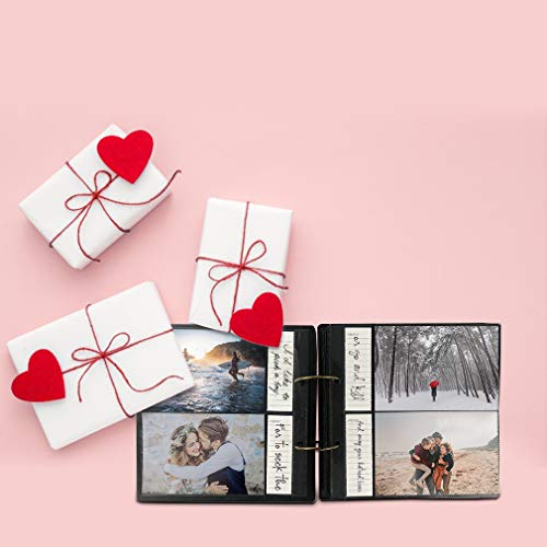 image for ZBEIVAN Dried Flower Photo Album 4x6 Hold 200 Horizontal Photos with M