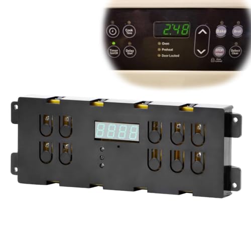 gokeshfly 316557118 Range Oven Control Board Compatible with Kenmore Frigidaire Range Clock Timer 120V 60Hz 316418208 316557108 Electronic Clock/Timer Display
