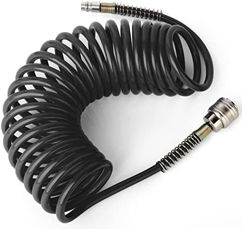 Tubo Flessibile Pneumatico PU 10 Metri - 6x4 Mm, Alta Pressione, Per Compressori E Utensili, Nero - Foto 5