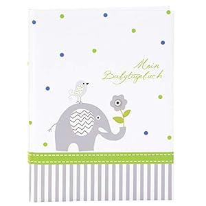 goldbuch 11329 Babyworld Wal Babydagboek, 21 x 28 cm, dagboek voor pasgeborenen, baby herinneringsalbum met 44…