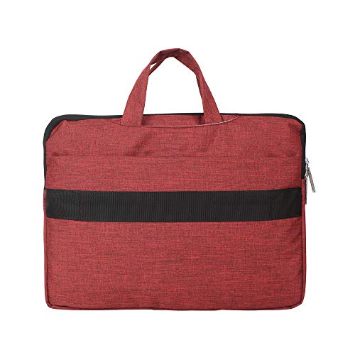 Image of SHIBUI Waterproof and Multi-Pocket Laptop Sleeve Handbag Compatible 12-13.3 Inch New 2018 Release A1932, A1989 & A1706 & A1708, MacBook Air, 12.9 Inch iPad Pro (13 Inch, Red)
