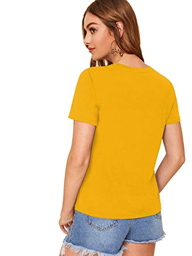 Image of Fabricorn Plain Printed Cotton Tshirt for Women