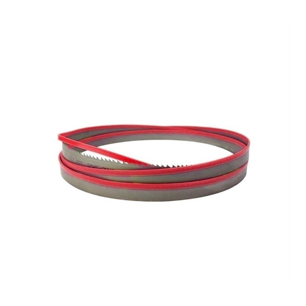 13 mm x 10-14 TPI bimetaliczne brzeszczoty taśmowe, 1/2 cala brzeszczot taśmowy M42 o wielu długościach, brzeszczoty do piły taśmowej do cięcia twardego drewna i metalu (2560 mm)