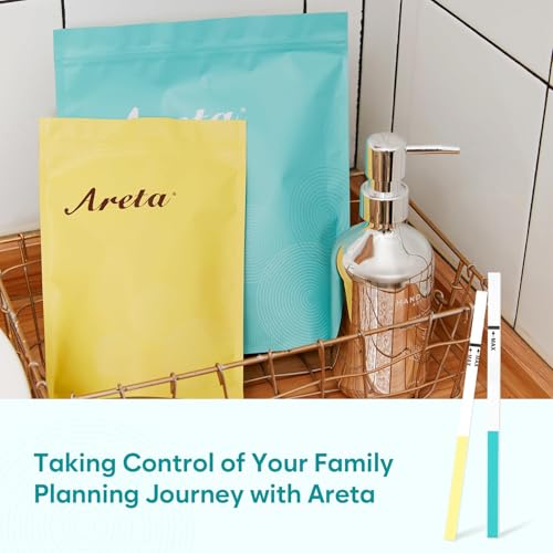 Image of Areta Ovulation & Pregnancy Test Strips, 70 LH + 20 hCG Combo Kit