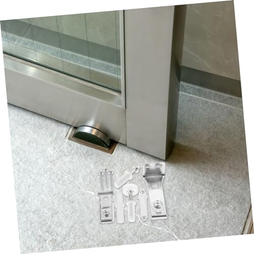 Kit de herrajes para puerta plegable con bisagra para puerta corrediza, accesorio de riel resistente para clóset, instalación fácil miniatura 7