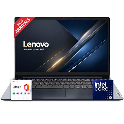Image of Lenovo New Released IdeaPad 15.6 inch FHD Touchscreen Laptop(2026-2027 Premium Edition), Intel Core i5-1335U(Outperforms i7-1255U), 16GB RAM, 256GB PCIe, 14.5-Hour Battery Life, Win 11 with MS 365 for Web