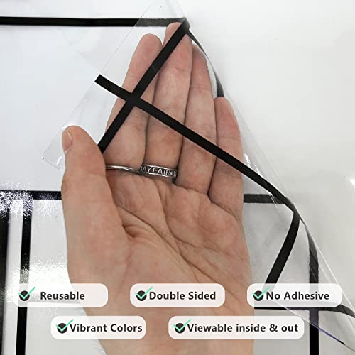 Liveinurban SE110-45X310-FBA Geometric Transparent Static Cling Window Film thumb #3