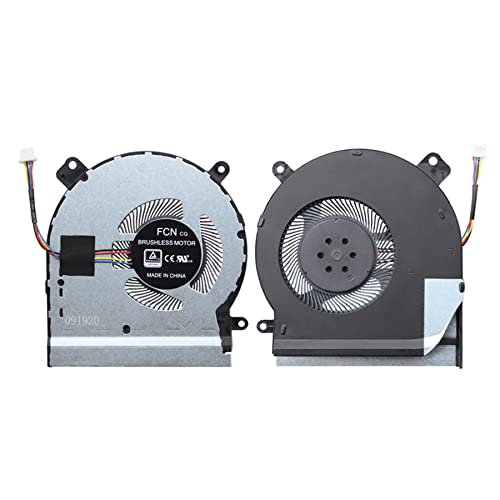 segoo CPU+GPU Cooling Fan Replacement for ASUS ROG Strix Scar II GL504 GL504G GL504GS GL504GM GL504GV GL504GW GL504GV-DS74 GL504GW-DS74 Series DFSCK221051820 FK7T DFSCK221151810 FK7U - Image 3