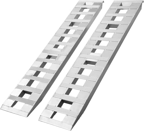 Rampas de carga de aluminio 84" x 14" para auto ATV camión miniatura 1