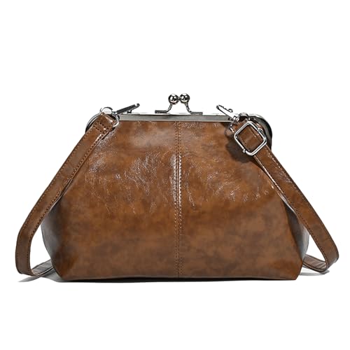 Kisslock Purse for Women Kiss Lock Crossbody Bag...