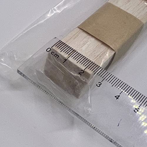 永卓木材 30本組 バルサ 材 角棒 長300mm 4X4MM角