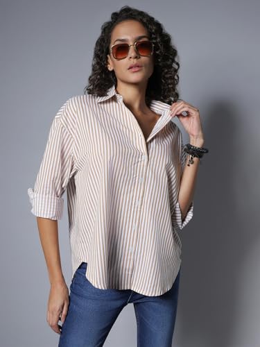 Image of HIGH Star Women's Cotton Boxy Fit HSWSHW23508 S2 Shirts