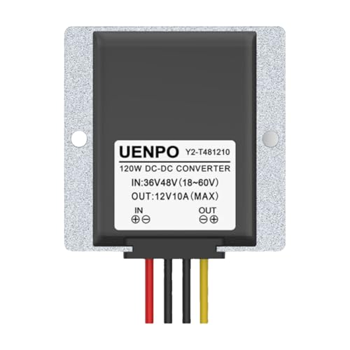 Convertisseur 24V36V48V à 12V avec boîtier étanche en aluminium robuste