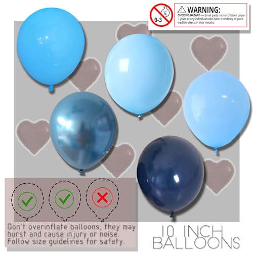 Image of Balloon Sticks with Base for Floor&Table,Metallic Pearl Baby Blue Balloon Column Stand Kit Adjustable 20 inch-63 inch,Base&Pole,Backdrop Decoration for Party Wedding Baby Shower Birthday