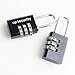 UP Security Small Combination Lock with Code, Mini Luggage Locks for Suitcase, Backpack Zipper, Small Padlock Combination, Keyless 3 Digit Number, Combo Padlock for Luggage Bag, Tool Box, Tiny Locker