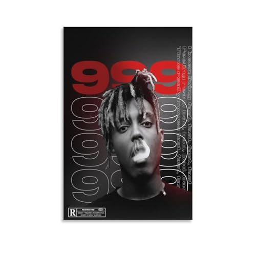 DAGUYS Poster de rappeur Juice Wrld - Impression artistique murale - Peinture murale - Décoration familiale - 20 x 30 cm