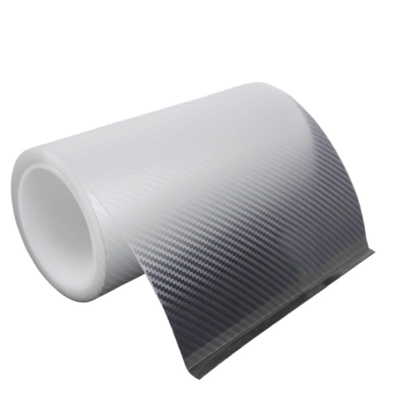 Autofolie Autotürkantenschutz, Türschwellenschutz, Kohlefaser-Aufkleber, Auto-Innenleisten, Streifen, Auto-Anti-Kratz-Wrap-Film Auto Folie(10CM,10M)