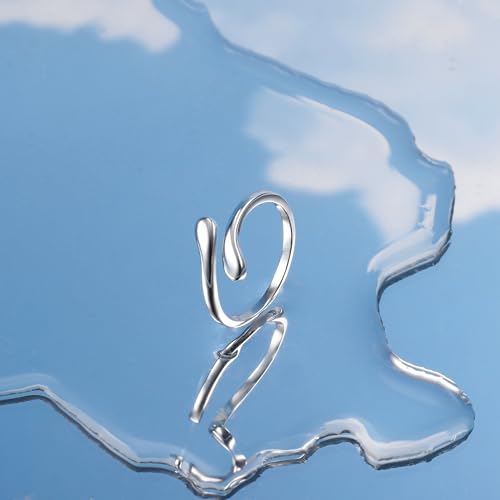 Image of Milacolato 925 Sterling Silver Toe Rings for Women 18K White Gold Plated Arrow Heart Infinity Vintage Celtic Knot Teardrop Daisy Flower Stylish Toe Rings Adjustable Toe Band Rings Summer Beach Foot Jewelry