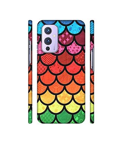 Image of Amazon Brand - Solimo Basic Case for OnePlus 9 (Plastic Multicolor)