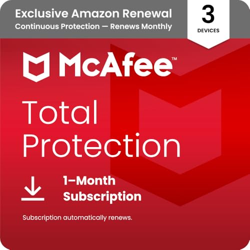Image of McAfee Total Protection 2026 Antivirus Software for 3 Devices | Auto-Renews