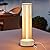 Glolsle Indoor Outdoor Table Lamp Cordless,Rechargeable Battery Powered Lamp 3-Mode Touch Dimmable,IP54 Waterproof Portable Lamp for Bedside Reading,Patio Grill,Gazebo Party,Camping Tent (White)