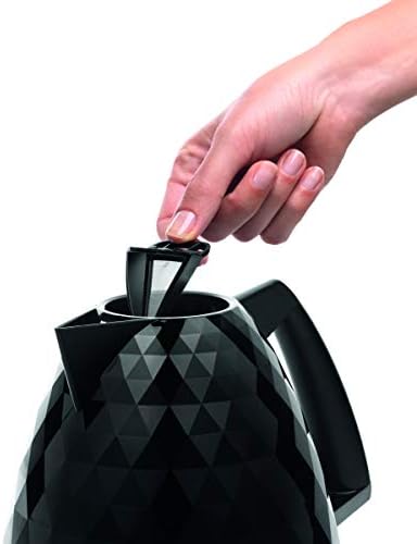 De'Longhi Brilliante Kettle, anti-scale filter, 1.7 Liters, 360° swivel base, KBJ3001BK, Black