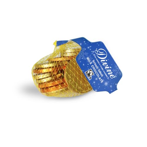 Divine Milk Chocolate Coins 65g