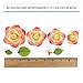 Global Sugar Art Exquisite Rose & Leaf Edible Sugar Cake Flowers Kit, Yellow with Rose by Chef Alan Tetreault