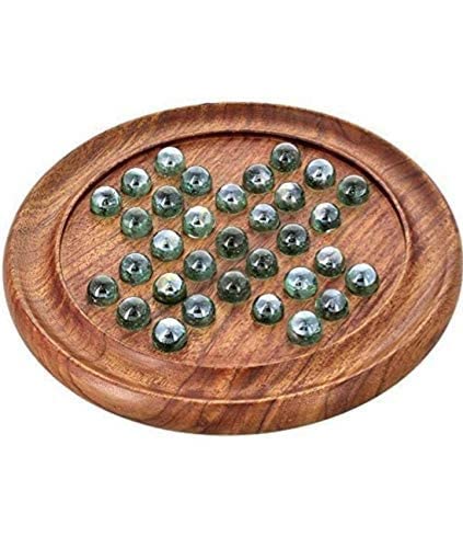 See full amazon price history chart for Antlantic Wood Store Wooden Games Solitaire Board with Glass Marbles (Brown) Antlantic Wood Store Wooden Games Solitaire Board with Glass Marbles (Brown) (B09W9BVR6C) Amazon Price History, Amazon Price Tracker