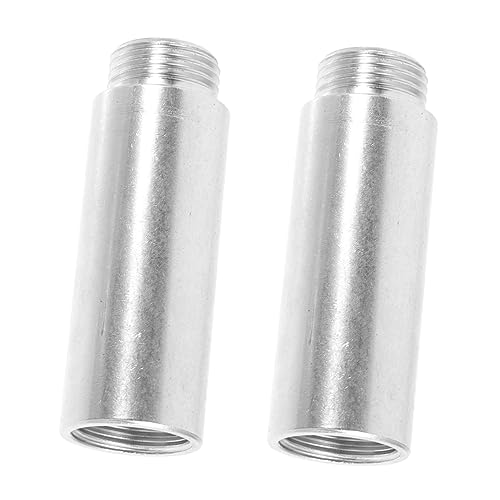 HOMSFOU 2 Piezas brazo extensible para cabezales de ducha accesorios baño baños complementos extensión de ducha extensor Brazo extensible de ducha de metal brazo extensible para ducha