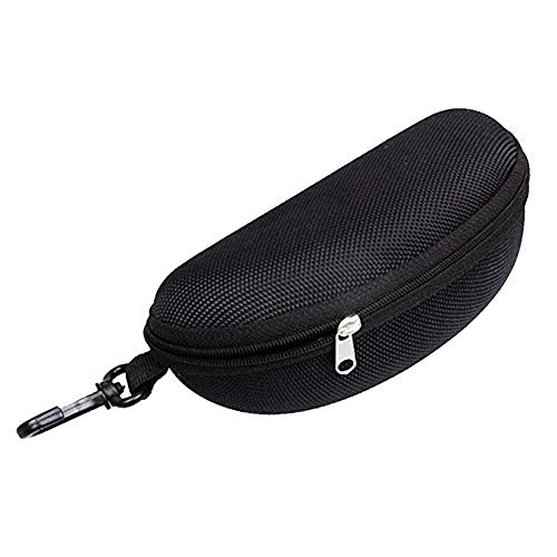 LERTREE Portable Waterproof Sunglasses Eyeglasses Case Zipper Hard Shell Box With Clip, 1pc, One Size
