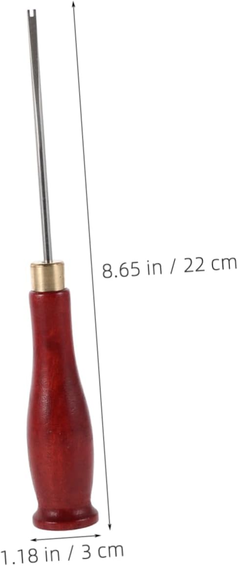 Gadpiparty Ergonomic Wooden Handle Craft Awl for Fast Even Cotton Distribution Essential for DIY Sewing Projects Quilting Crafts