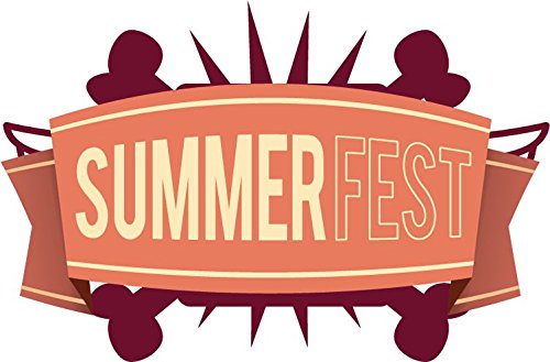 Zirni Summer Fest Dog Sticker Decal Design