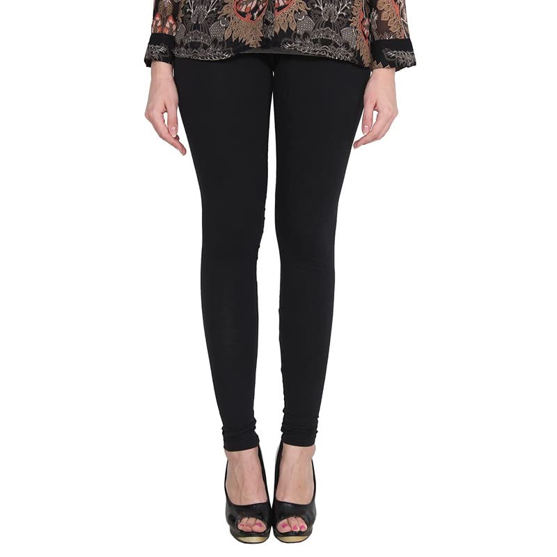 Image of Classikon Women Leggings||Solid Full-Length Churidar Leggings||Regular||Casual and Formal Wear||Stretchable Leggings||Leggings for Women||Girls